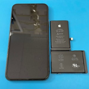 iPhoneXSMax バッテリー交換修理