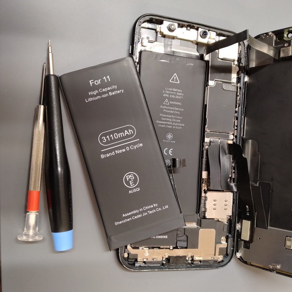 iPhone11 バッテリー交換