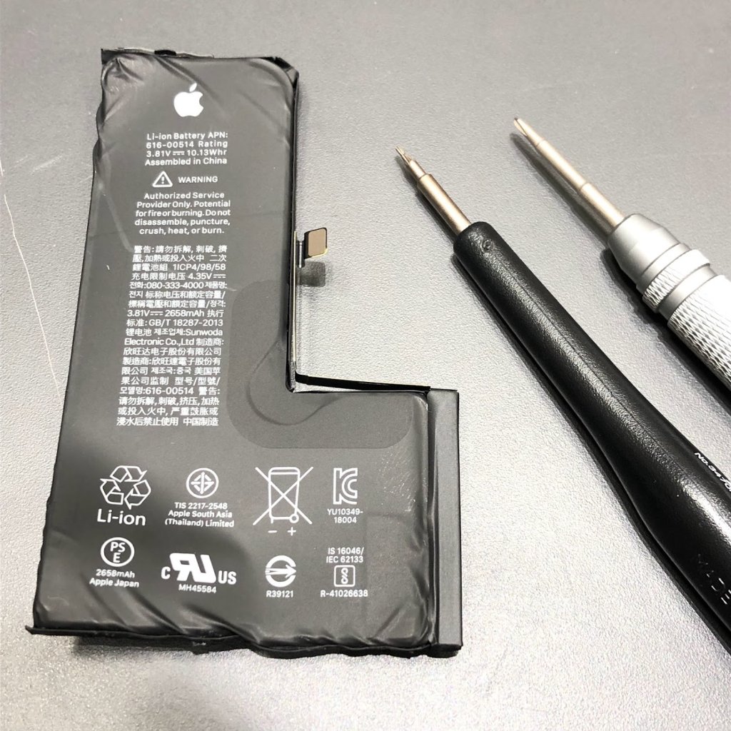 iPhoneXS バッテリー交換