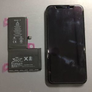 iPhoneX　バッテリー交換