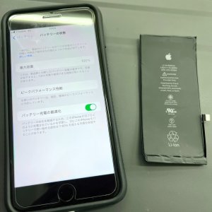 iPhone8Plus バッテリー交換