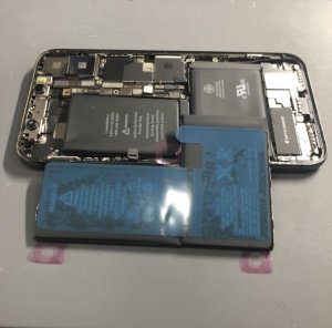 iPhoneX バッテリー交換