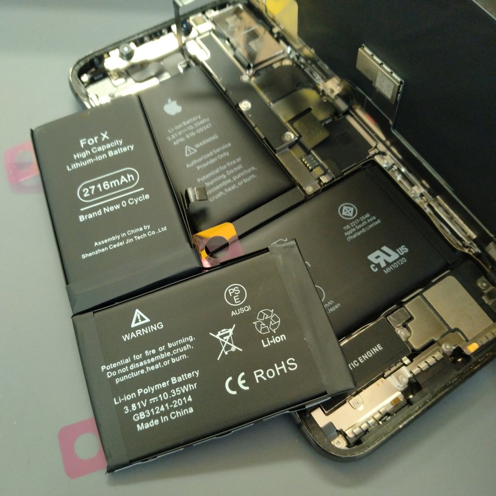 iPhoneX バッテリー交換