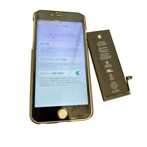 iPhone6　バッテリー交換