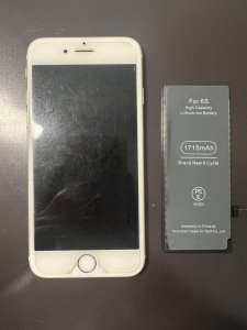 iPhone6S　バッテリー交換