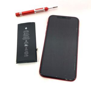 iphoneXR バッテリー交換修理