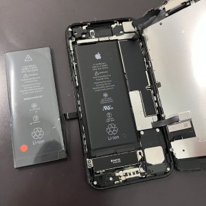 iPhone7 バッテリー交換