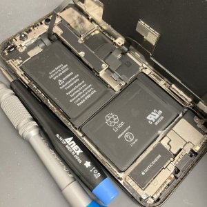 iPhoneX バッテリー交換修理