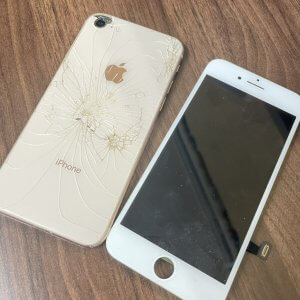 iPhone8 背面 液晶セット修理