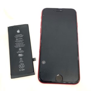 iPhoneSE2バッテリー交換修理