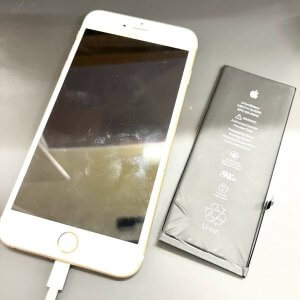 iPhone6SPlus バッテリー交換
