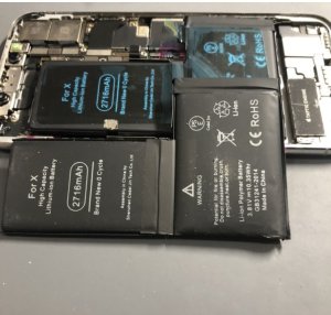 iPhoneX バッテリー交換