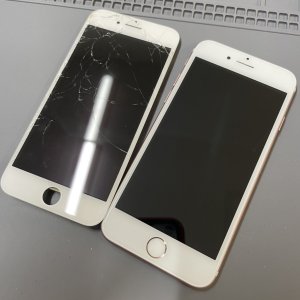 iPhone7 ガラスパネル交換