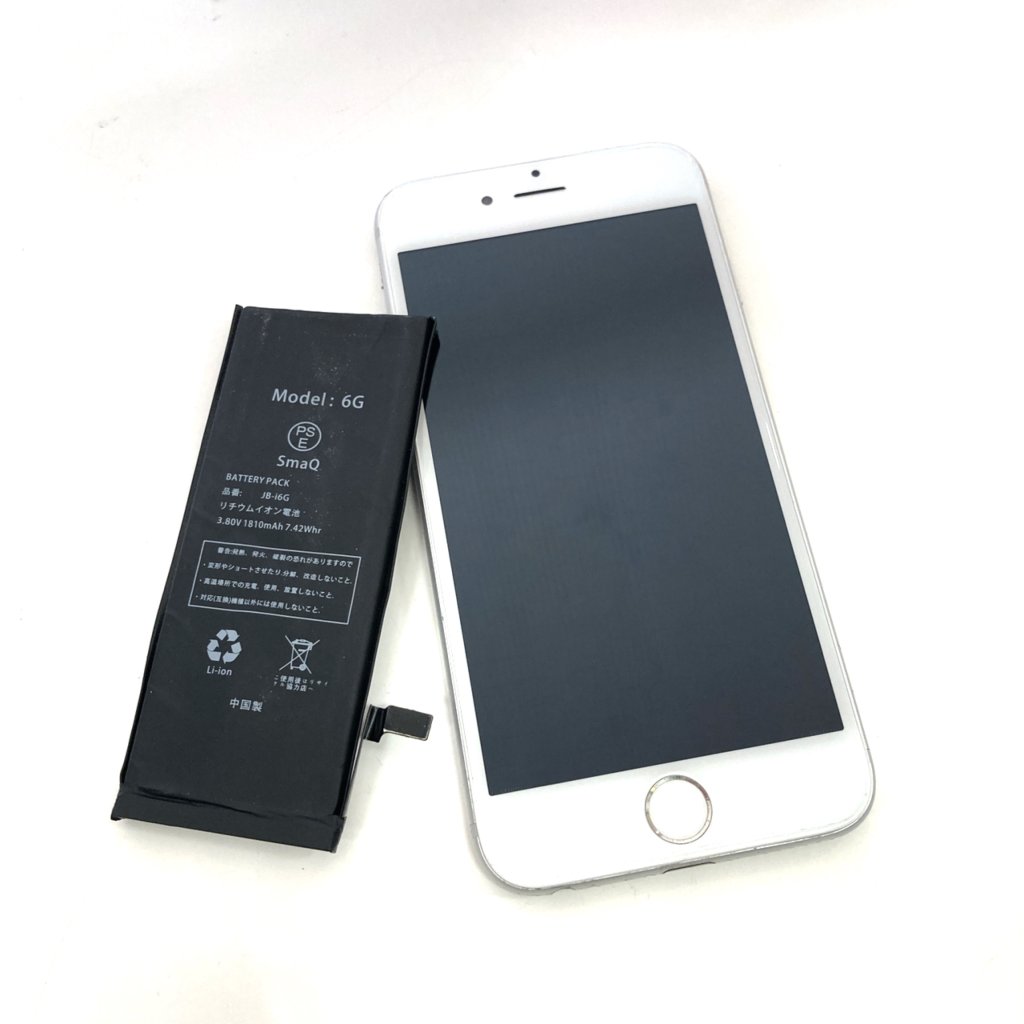 iPhone6 バッテリー交換
