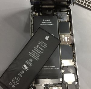 iPhone6S バッテリー交換