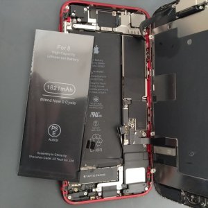 iPhone8　バッテリー交換