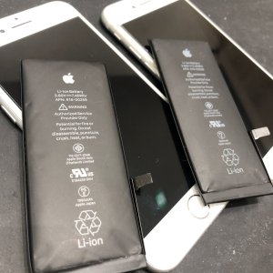 iPhone7 バッテリー同時修理・交換