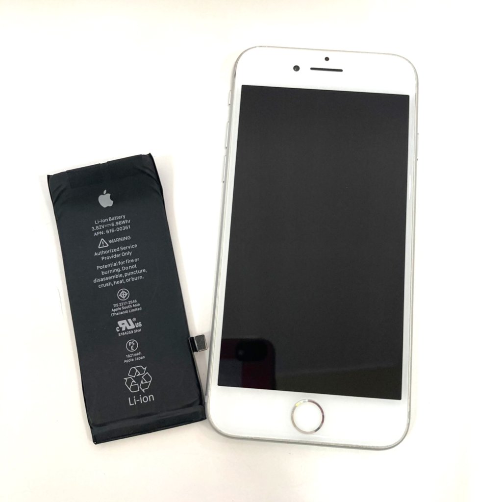 iPhone8 バッテリー交換