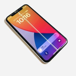 iPhoneX 液晶パネル交換 落としてから白い線が画面上に入ってしまい…