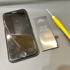 iPhone8 バッテリー交換