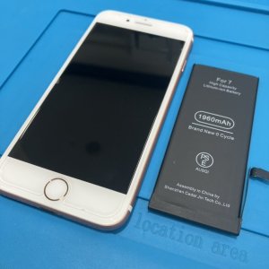 iPhone7 バッテリー交換