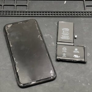 iPhoneX バッテリー交換