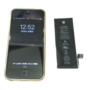 iPhoneSE　バッテリー交換