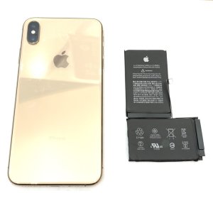 iPhoneXSMax バッテリー交換