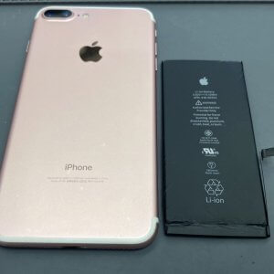 iPhone7Plus バッテリー交換