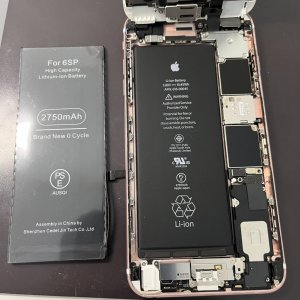 iPhone6SPlus バッテリー交換