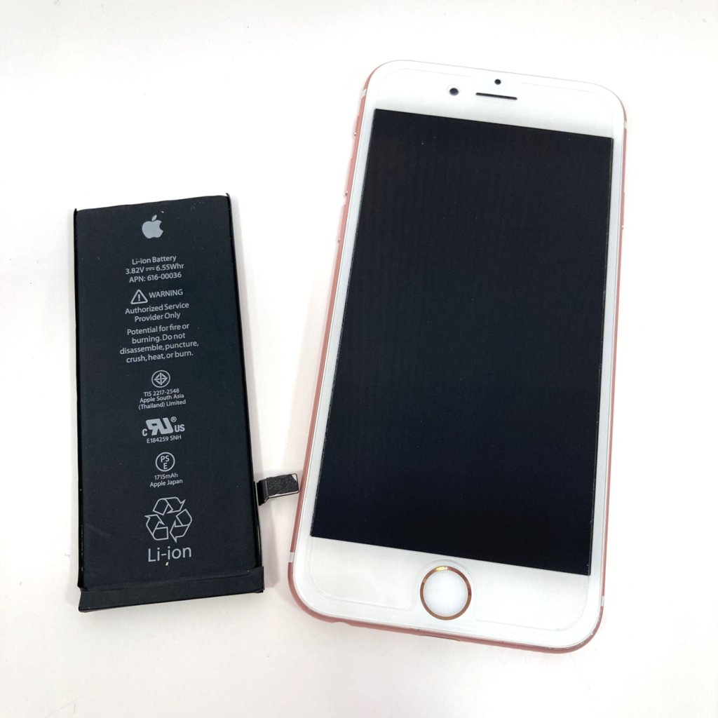 iPhone6Sバッテリー交換修理