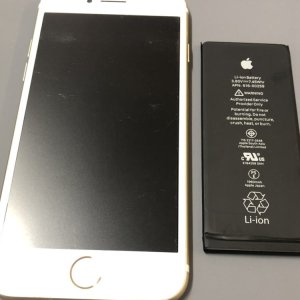 iPhone7 バッテリー交換