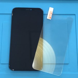 iPhoneXR 液晶交換 永久保証強化ガラス貼り付け