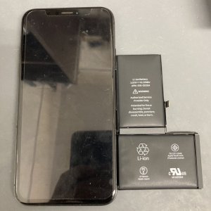 iPhoneX バッテリー交換修理