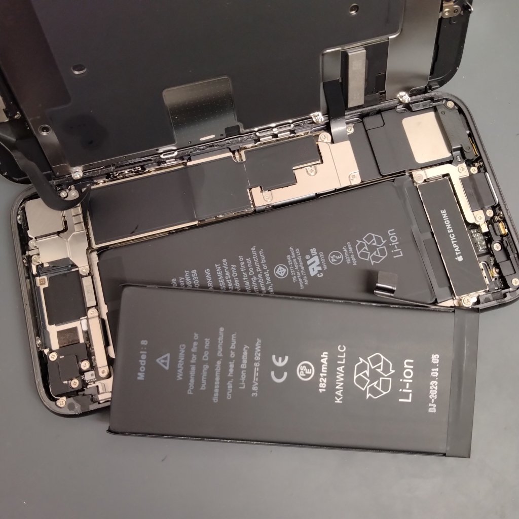iPhone8 バッテリー交換