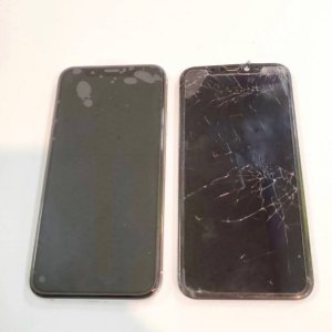 iPhoneXS 落下 画面破損 液晶交換