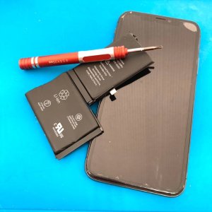 iPhoneX　バッテリー交換修理