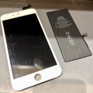 iPhone6SPlus バッテリー交換 パネル交換 同時修理