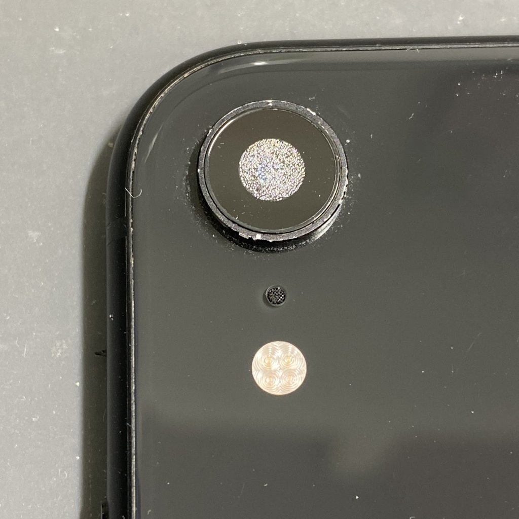 iPhoneXR カメラレンズ 清掃 点検