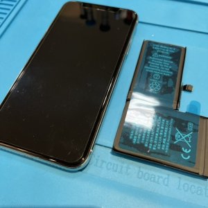 iPhoneX(アイフォンX)バッテリー交換