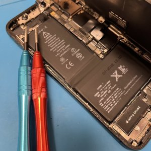 iPhoneX バッテリー交換修理