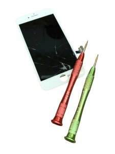 iPhone8 液晶交換 画面つかない 画面バキバキ