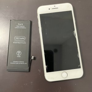 iPhone8 バッテリー交換