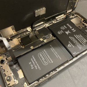 iPhoneX　バッテリー交換