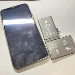 iPhoneX バッテリー交換修理