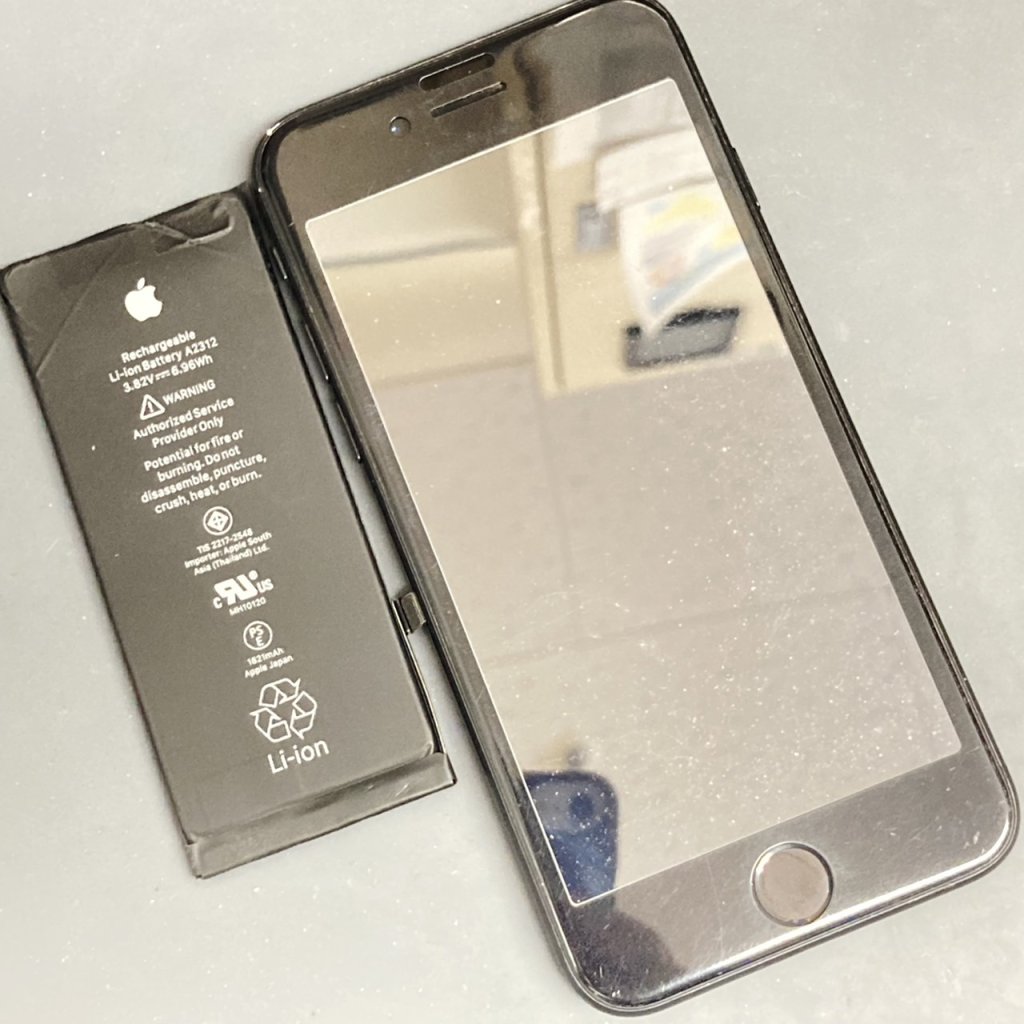 iPhoneSE2 バッテリー交換修理