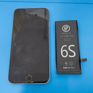 iPhone6S バッテリー交換修理