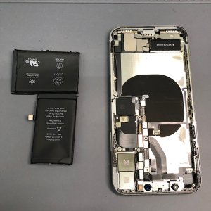 iPhoneX 充電機能劣化　バッテリー交換