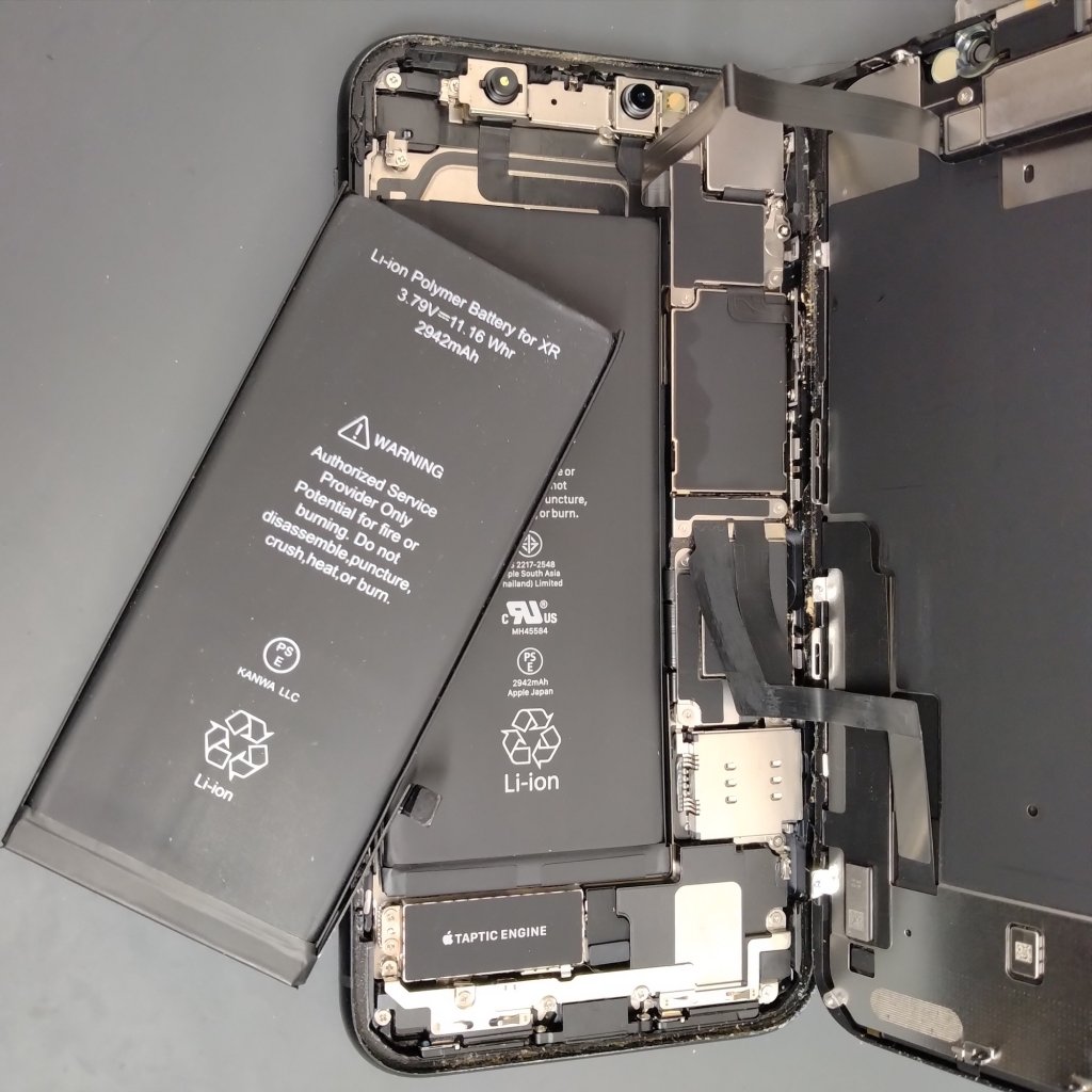iPhoneXR バッテリー交換