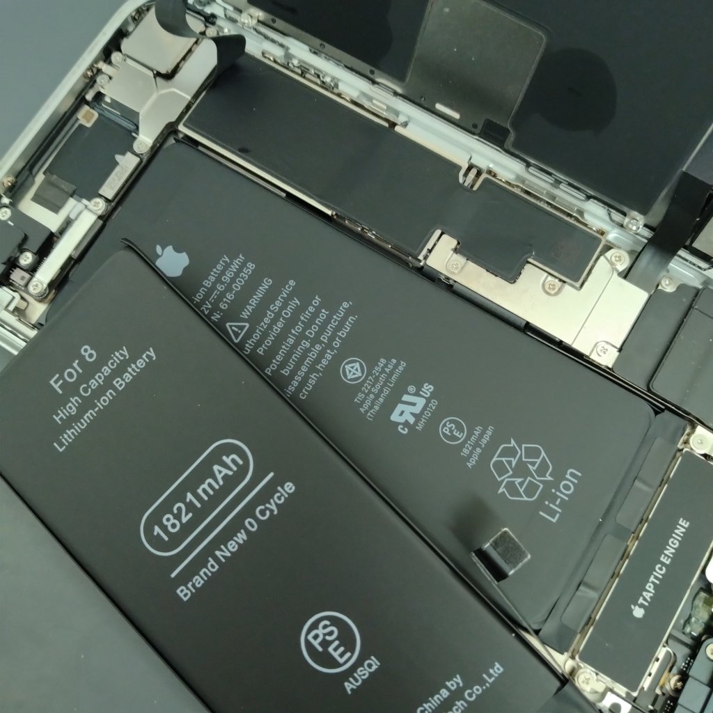 iPhone8 バッテリー交換